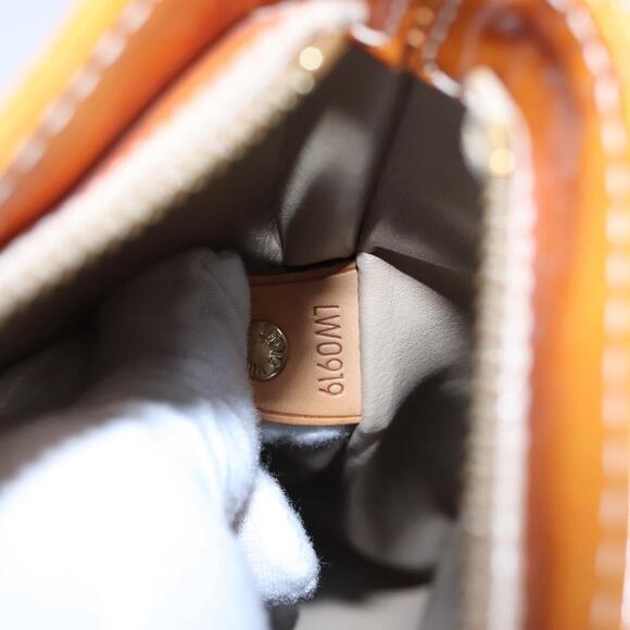 LOUIS VUITTON Monogram Vernis Houston Hand Bag Beige M91004 - Picture 12 of 16